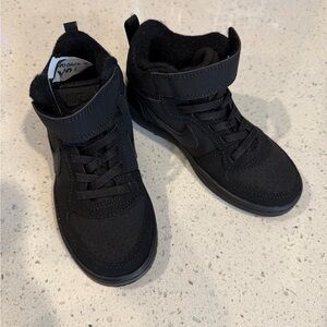 Nike Kids Black High-Top Sneakers